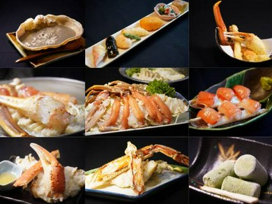 かに料理で満足感を得ることができる『全10品　皇輝（こうき）