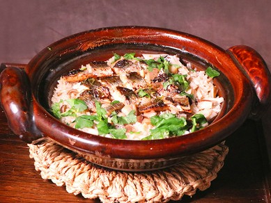 旬の食材を使用した土鍋ごはん