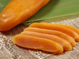 お酒に合う！老舗料理旅館ならではの名作珍味『からすみ』