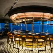 【カップルおすすめ】東京湾の夜景一望のカウンター席