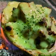 鮑のチーズ焼き