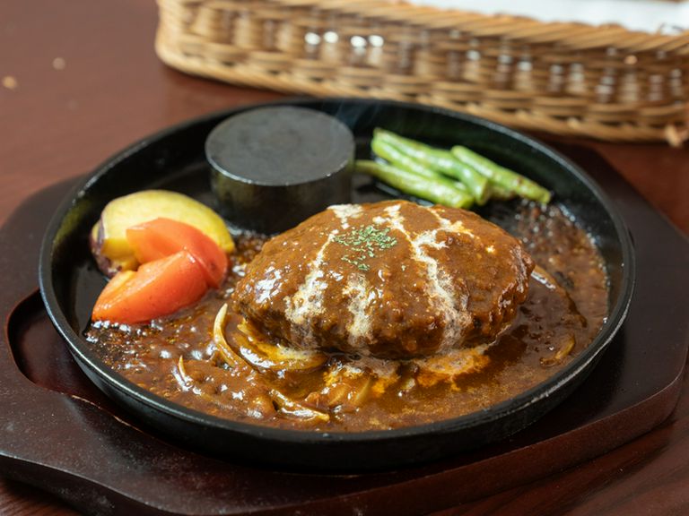 ひたちの恵みハンバーグ 〜赤ワイン香るデミグラス〜（150g）