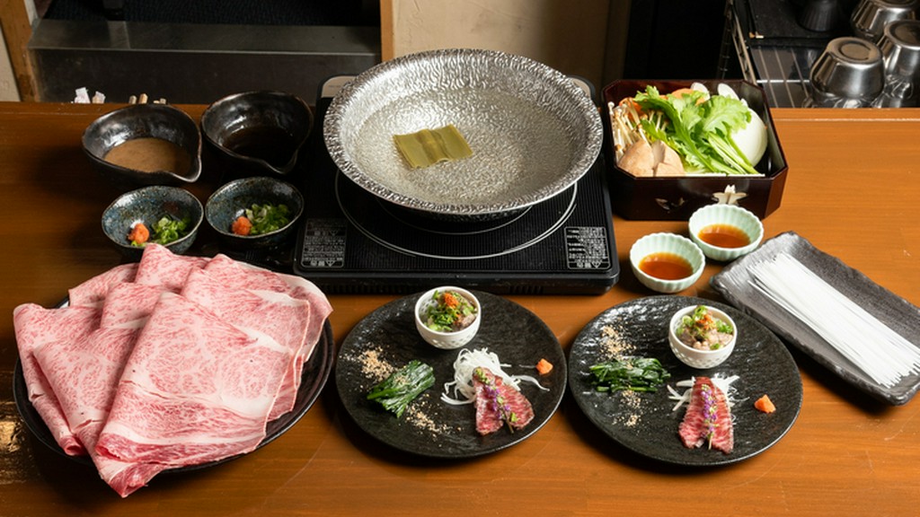 シンプルに肉を楽しむ『しゃぶしゃぶコース』