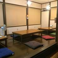 座敷個室あり（～8名様用）
