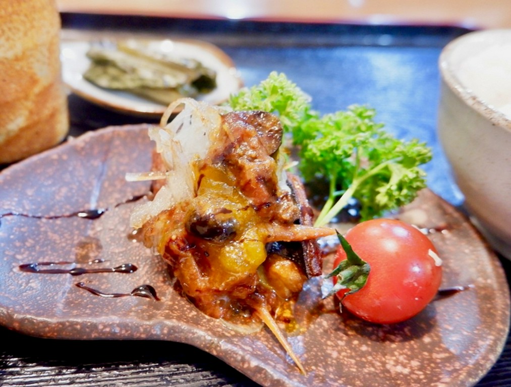 自家製鯖のスモーク・フレッシュトマトハーブ定食