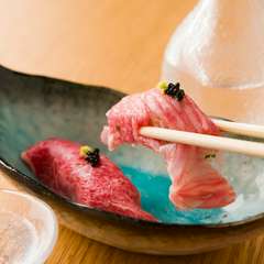 仙台牛炙り握り2貫