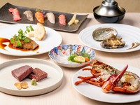 旬の食材でその日のおまかせを提供いたします。詳細はコースタブにてご紹介中です。