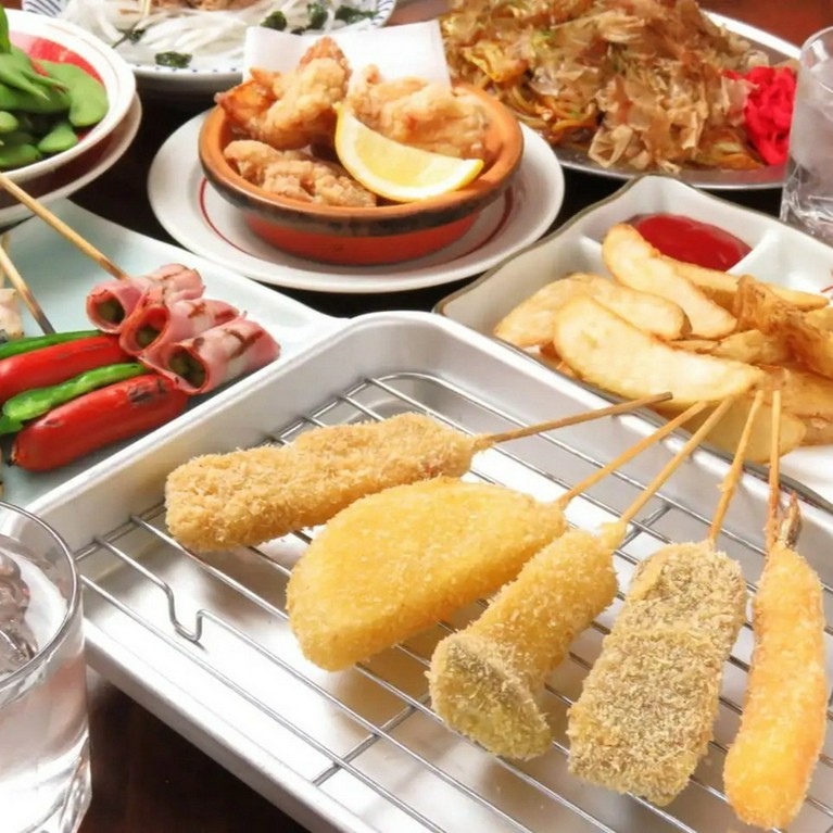 もつ鍋×串揚げ