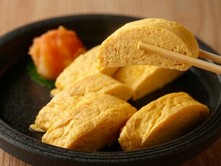 ふんわりやさしく染みる味わい『だし巻き玉子』