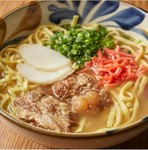 トッピング:ソーキ260円、あおさ240円、もずく220円