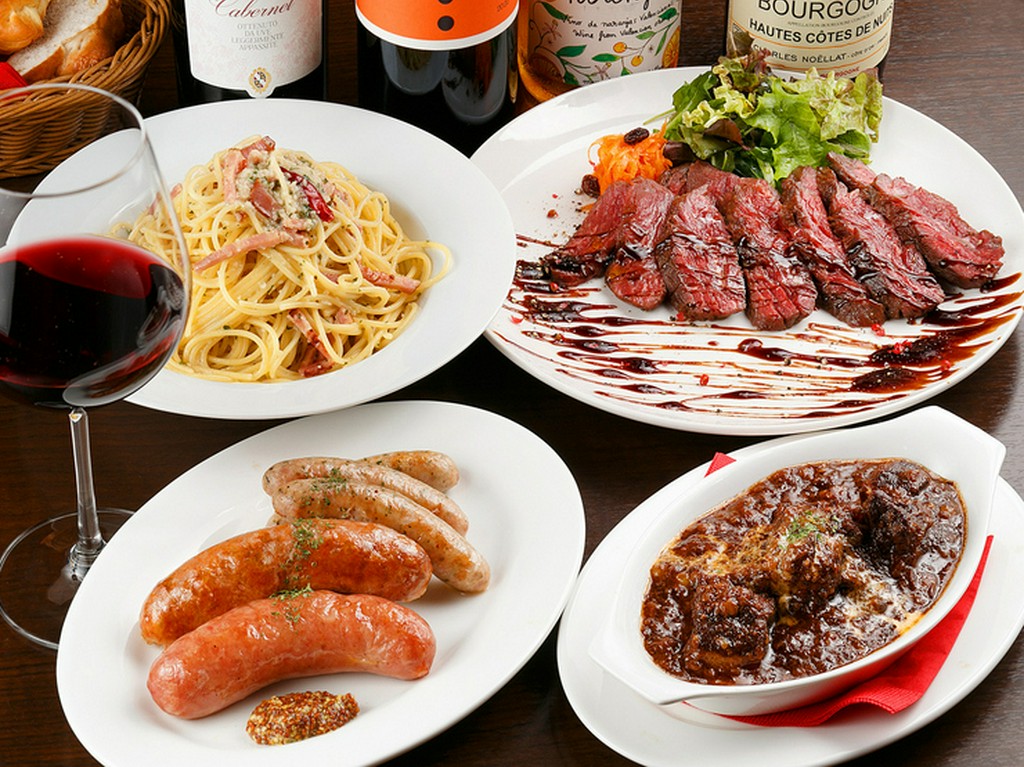 厳選した食材を使用した料理と、こだわりワインのハーモニー