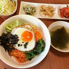 一之江_李家の酒幕_ランチ_ビビンパ