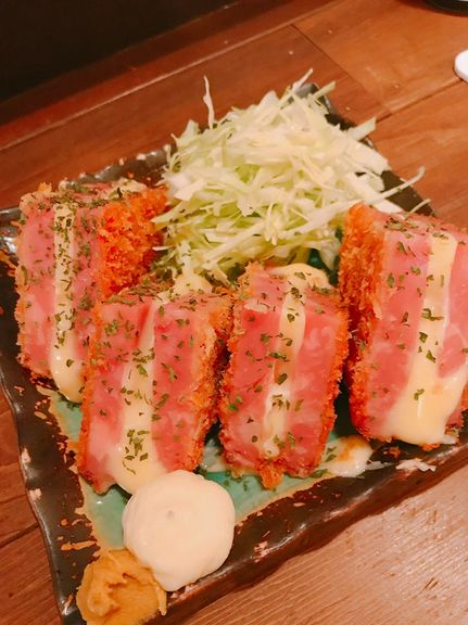 厚切りチーズハムカツ 