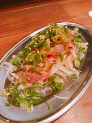 鶏レバーの葱まみれ