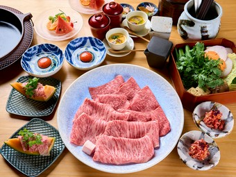 厳選されたA5ランク黒毛和牛をご堪能いただけます。