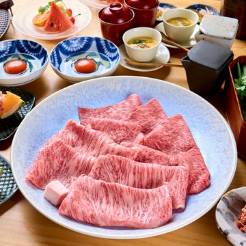 〈ディナー〉すき焼きコース　黒毛和牛【お肉】OMAKASE