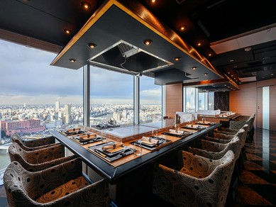 上質な素材と展望は、おもてなしにも最適