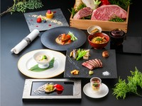 前菜には毎月変わる、選りすぐりの食材を。使用したアミューズ、鉄板で仕上げる特製オードブル。また市場直送の海鮮は香りも華やか。メインには旨味の凝縮された特選銘柄牛が付いた豪華なコースに仕上げました。