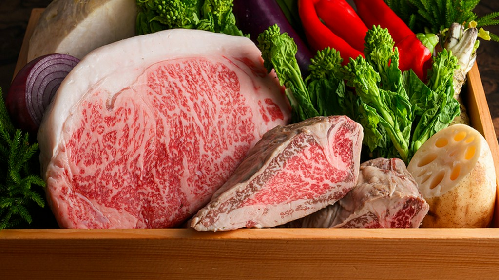 シェフ厳選の和牛に、海鮮・野菜も各種厳選