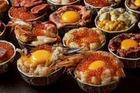 ねぎいくら丼／サーモン丼／サーモンいくら丼／牛たたき丼
