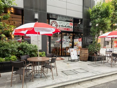 テラス席がある