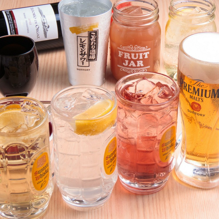 飲み放題に満足してもらえるようなドリンクメニュー