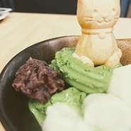 通年人気のオリジナルジェラートは、全種類濃厚な味を表現するために、アイスではなくジェラートとしてご提供。モナカとあんことの相性も抜群でソフトクリームのような食感でお召し上がり頂けます♪