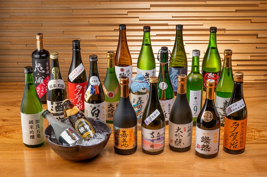 岡山の地酒を中心に、料理に合う日本酒を厳選ラインナップ