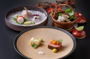 和と洋の邂逅で生まれた『料理長　おすすめ会席　桃華　』