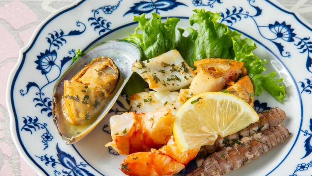 シーフードの盛り合わせ