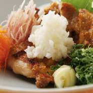 旨み溢れる四万十鶏とさっぱりした山芋が相性抜群です