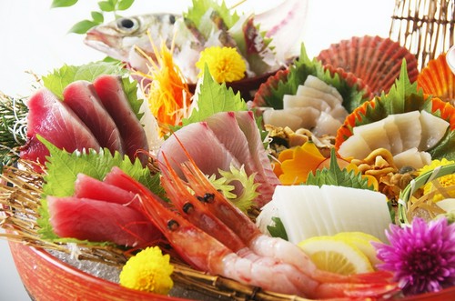 季節に応じた、旬の海鮮を…