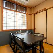 大切な方と、ゆっくりと寛ぎながら旬の味を満喫出来ます。