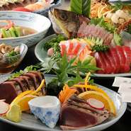 毎日仕入れから料理人が旬の食材を選び、その日一番の食材を味わってもらいたいとの想いで仕上げています。