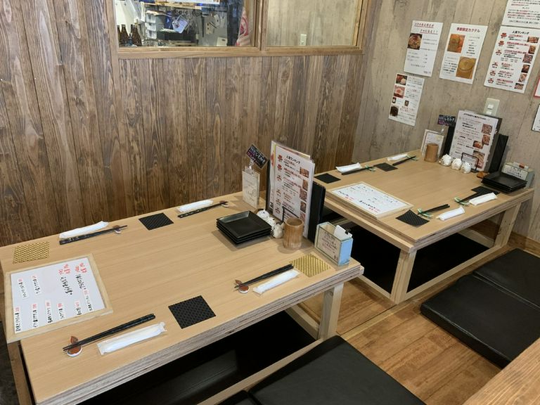 堀座敷 4人掛け