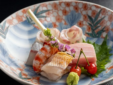 九州で水揚げされた新鮮な魚介類を満喫『お造り』　