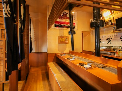 優雅な一人焼肉も楽しめるカウンター席