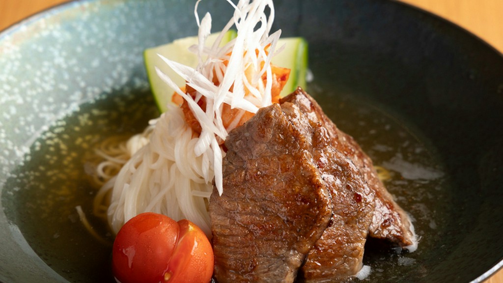 島原手延べそうめんのぴゅあ冷麺風