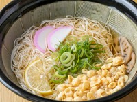 島原手延べ素麺を使用したにゅうめん（煮麺）。〆の逸品としても、オススメの逸品。