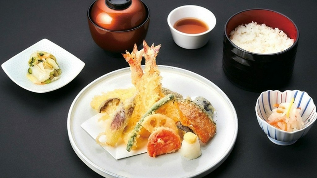 海老と季節野菜天ぷら御膳