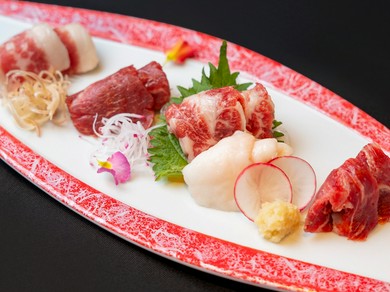 馬刺し5種盛合せ