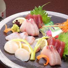 宮崎を中心とした新鮮な魚介を堪能できる『お刺身盛合せ』