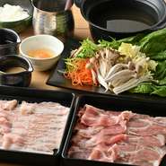 お肉盛り合わせ（肩ロース80g、バラ80g）・野菜盛り合わせ・〆の卵雑炊、おつくりします