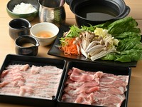 お肉盛り合わせ（肩ロース80g、バラ80g）・野菜盛り合わせ・〆の卵雑炊、おつくりします