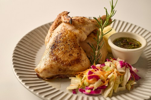 ローストチキン　チミチュリソース
