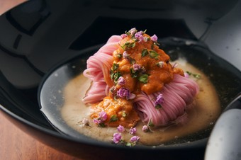 『いちご煮素麺』