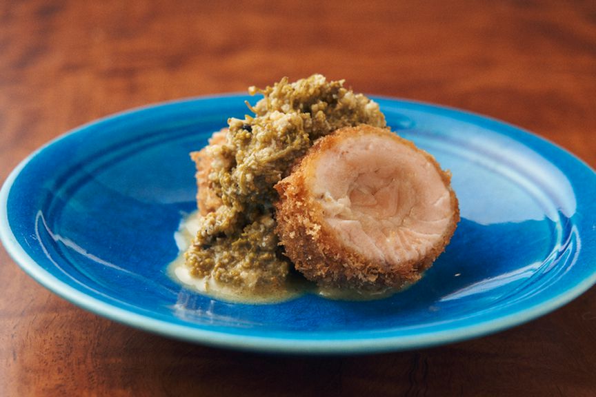 『時しらずのフライと花山椒のタルタル』