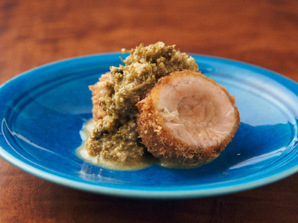 『時しらずのフライと花山椒のタルタル』