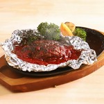 トマト×ハンバーグの旨味の相乗効果♪