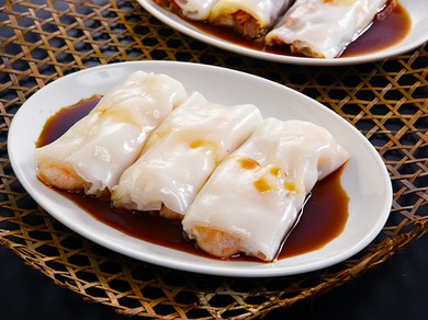 香港点心No.1 鮮蝦腸粉(えびクレープ)